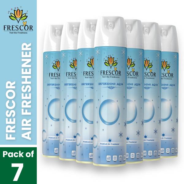 Frescor Air Freshener Room Sprayed |Aqua Flavour || Long Lasting with Premium Quality) Spray