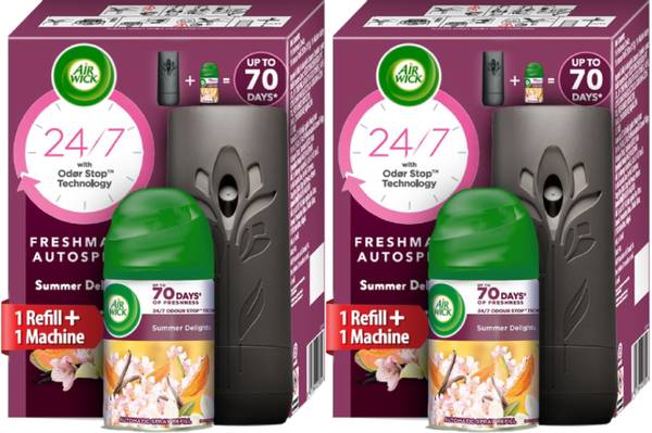 Airwick Summer Delights Automatic Spray Automatic Spray+ Summer Deilghts Refill (Pack of 2)