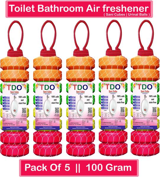 TDO Air Freshner For Bathroom Toilet, Lavender, Sandal, Rose, Jasmin, Lemon, Mogra, Strawberry Blocks Urinal Cubes ball Air Freshener Toilets Washbasi...