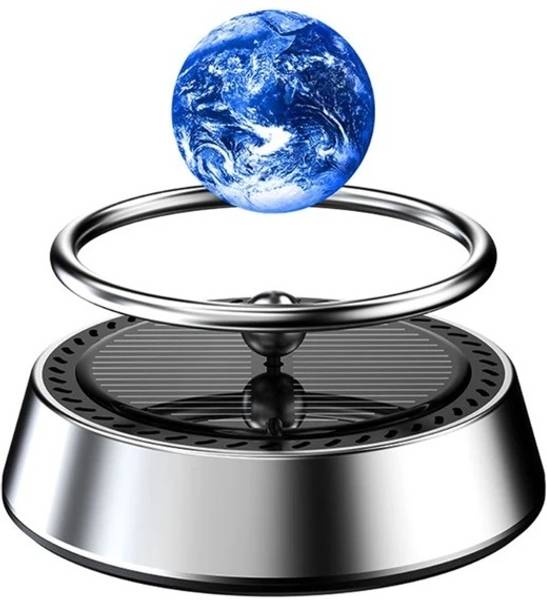 AutoRight Solar Powered Rotating Planet design Perfume Car Air Freshener Diffuser