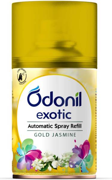 Odonil Exotic Automatic Spray Refill | Gold Jasmine | Fits all Machines | 2200 Sprays Automatic Spray, Refill, Spray