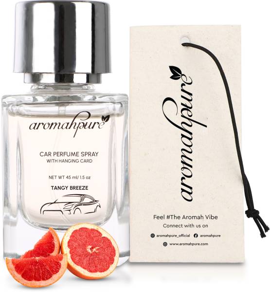 Aromahpure Premium Car Perfume with Hanging Card | Grapefuit Fragrance Long lasting Spray