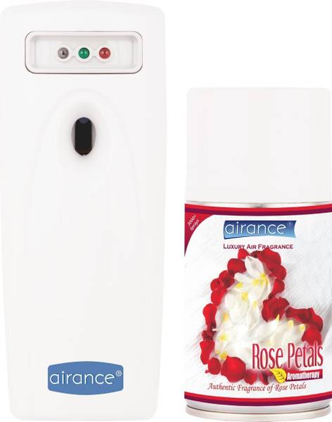 Airance Rose Petals Spray, Refill, Automatic Spray Automatic room Freshner machine air freshener dispenser with Refill