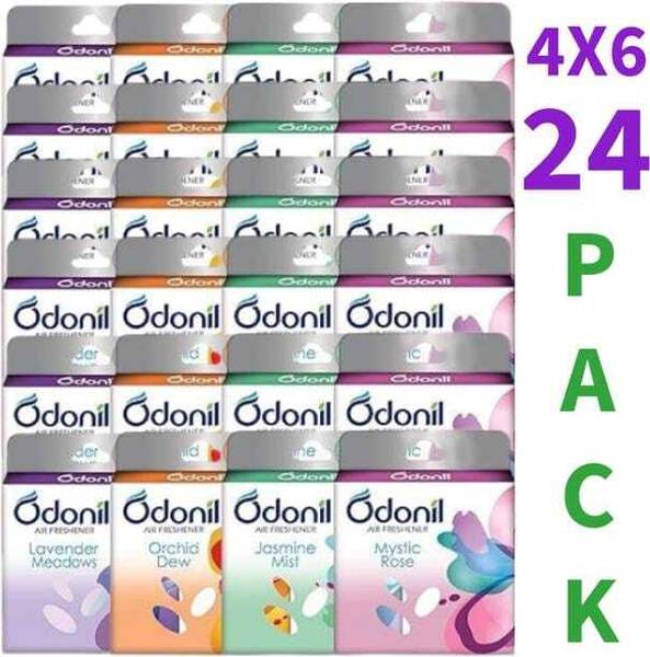 Odonil LEVENDER, JESMINE, MYSTIC ROSE , ORCHID DEW, Mixed Fragrance, Long Lasting Odour Blocks mystic rose