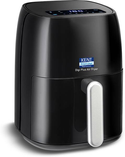 KENT Digi Plus Air Fryer 4L |1300W |Digital Display & Touch Control Panel | Black Air Fryer