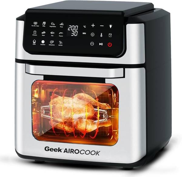 Geek Airocook Helix 12 Litre 8 in 1 Oven & Air Fryer