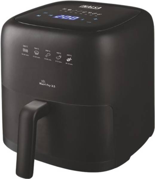 Inalsa Nutri Fry 3.5 Ltr |1400W|AirFry, Bake, Grill, Roast, Reheat, Dehydrate Digital Air Fryer
