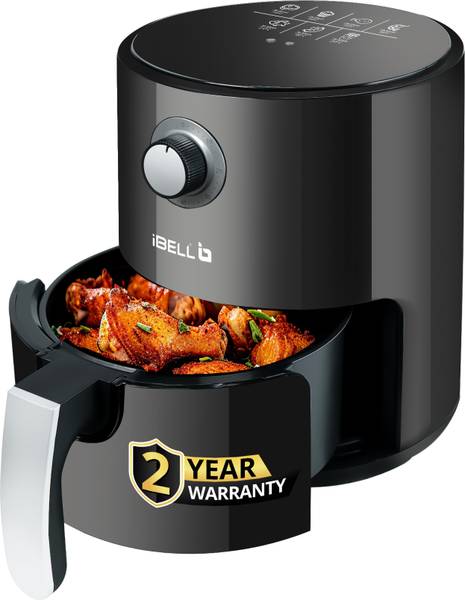 iBELL AEROFRY320 Air Fryer,1300W, Multiple Cooking Options, Dishwasher Safe, Compact Air Fryer