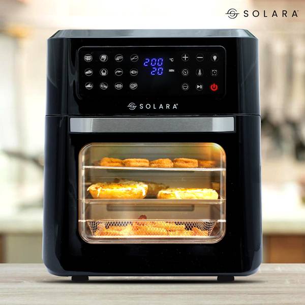 Solara Air Fryer Oven for Home Kitchen with 12 Pre set modes and 6 Accessories for Air Fryer
