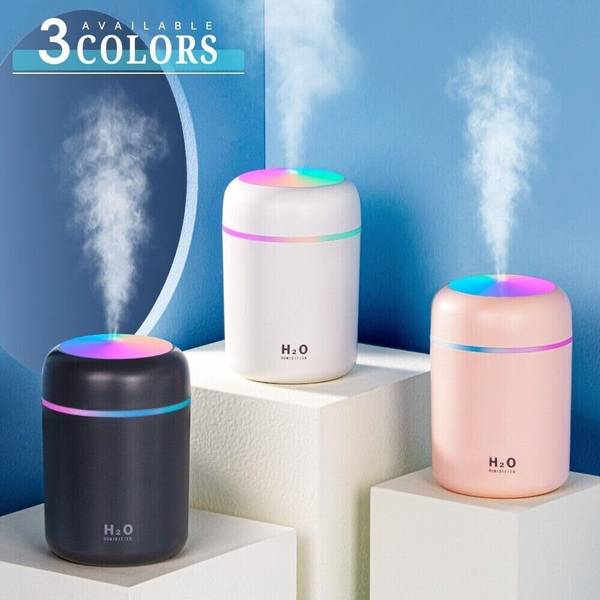 MY BABY LOVE A PERFECT CARE Humidifier for Room Humidity | Aroma Diffuser, Mist Maker | Pack of 2 Portable Room Air Purifier