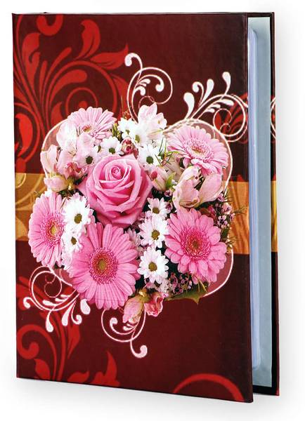 SEHAZ ARTWORKS Pink Roses Photo Album for Anniversary | Birthday | Travelling | Baby Shower Album