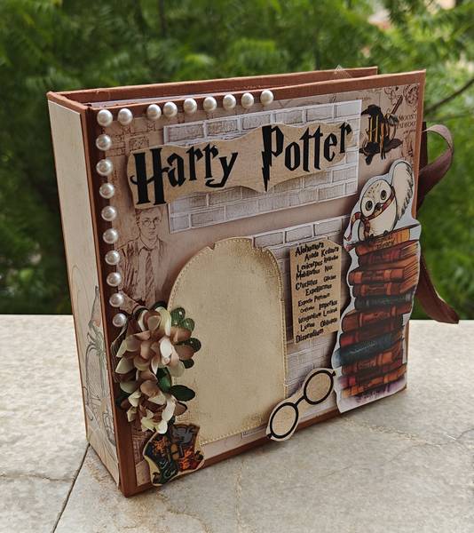 lavy's creations lavy's creations - HARRY POTTER SCRAPBOOK - HANDMADE SCRAPBOOK Album