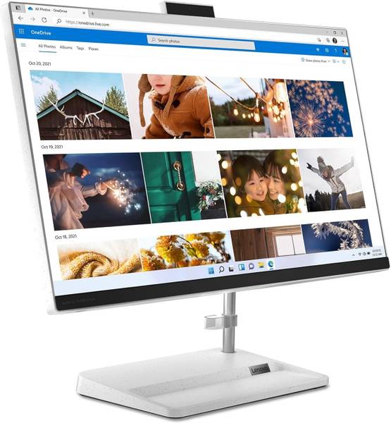 Lenovo AIO 3 24IAP7 Core i3 (8 GB DDR4/Windows 11 Home/8 GB/23.8 Inch Screen/F0GH017DIN)