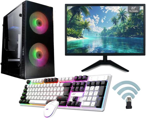 LUISA GAMING Core i5 (16 GB DDR4/256 GB SSD/Windows 11 Home/1 GB Intel HD Graphics 2500/22 Inch Screen/LUISAGLXI53470S16GB256GBNVME) with MS Office