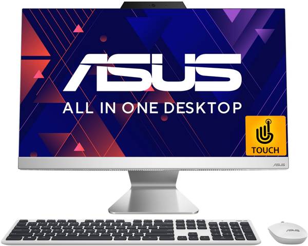 ASUS AiO A3 Series with Touchscreen, All in One Desktop, Intel 12th Gen Core i5 (8 GB DDR4/512 GB SSD/Windows 11 Home/23.8 Inch Screen/A3402WBA-TWA024...