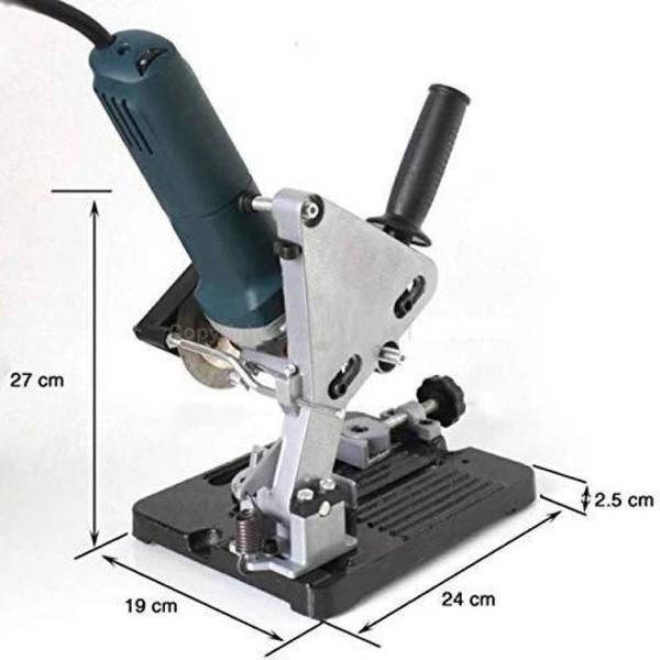 MIZO Heavy Duty 4"/5" Angle Grinder Stand with Cast Iron Base. Angle Grinder