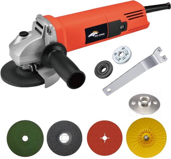 RanPra REDHORSE 801 ANGLE GRINDER WITH CUTTING & FIBER DISC HEAVY DUTY Angle Grinder