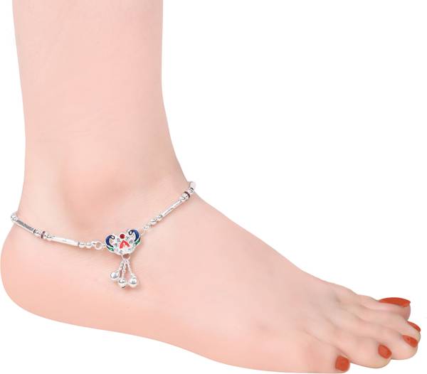 Peacock anklet store