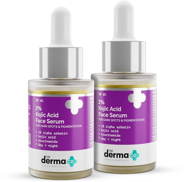 The Derma Co 2% Kojic Acid Face Serum with 1% Alpha Arbutin & Niacinamide for Dark Spots
