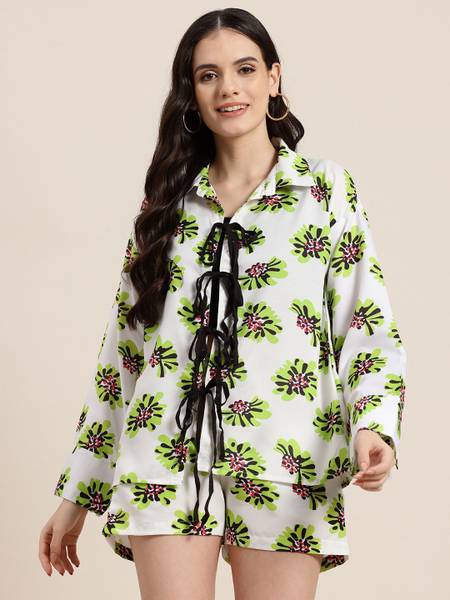 HERE&NOW Shirt Regular Shorts Co-ords Set