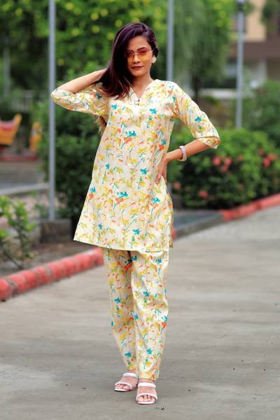 Aarvia Top Palazzos Co-ords Set