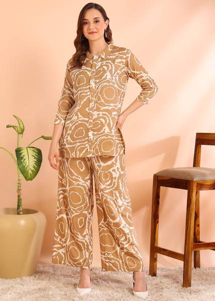 Hiva Trendz Top Palazzos Co-ords Set