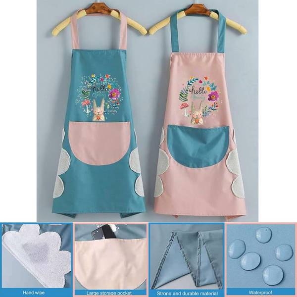 AshmakamMart Polyester Chef's Apron - Free Size