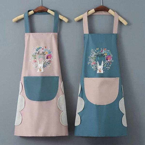 Ashmakam Polyester Chef's Apron - Free Size
