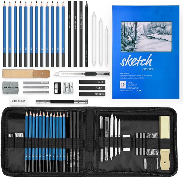 Wynhard Drawing Pencils for Artist 50 Pcs Sketching Kit Art Kit for Kids  Artist Pencil Set