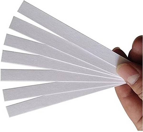 BRuSTRO Perfume Paper Test Strips, 300 GSM, 25% Cotton . Size- 2.5cm x 12cm.