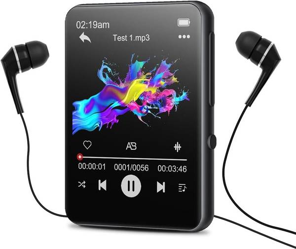 AUDIOCULAR M31 Portable Music Player with Bluetooth, Full Touch Screen, Built-in Speaker 16 GB MP3 Player