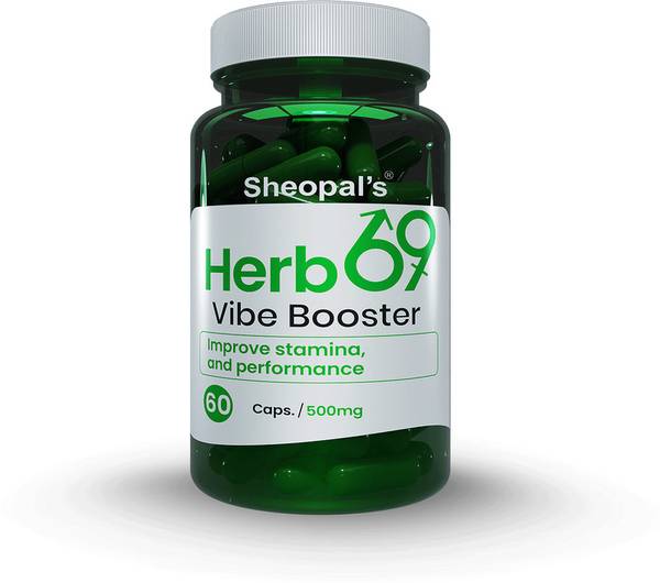 Sheopals Herb 69 Vibe Booster capsule For Men |Improves Strength & Energy|