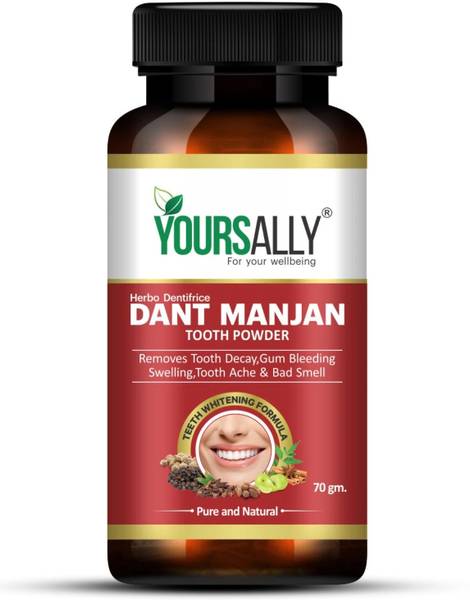 YOURSALLY Tooth Cleaner Powder for Bad Mouth Smell,Tooth Pain Relief Ayurvedic Dant Manjan