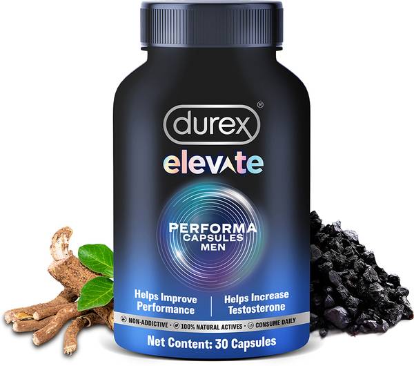Durex Elevate Performa Shilajit Capsules For Men