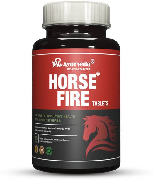 A R Ayurveda Horse Fire Tablets - Ayurvedic Stamina Booster For Men