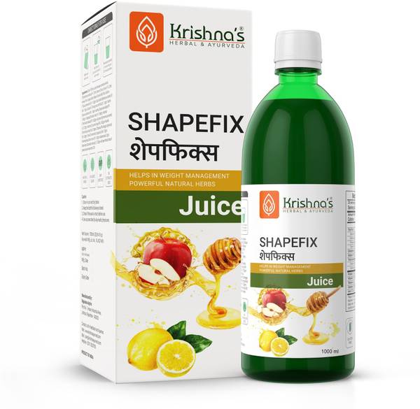 Krishna's Herbal & Ayurveda Shapefix Juice With Natural Herbs, Helps in Weight Management, Gluten Free