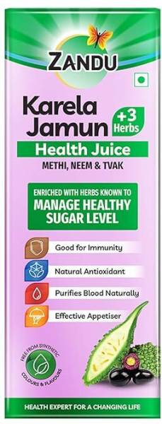 ZANDU Karela Jamun +3 Herbs Health Juice 1 L