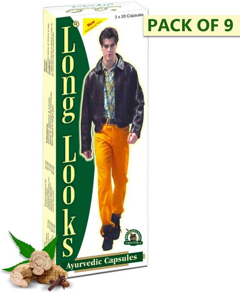 Long Looks Capsules | Growth Supplement for Boys & Girls | 100% Ayurvedic