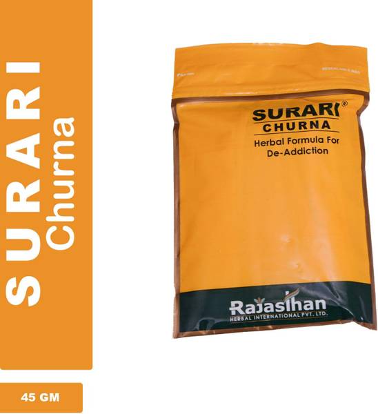 Rajasthan aushdhalaya SURARI CHURNA for Removal of Alcohol Addiction 45gm x