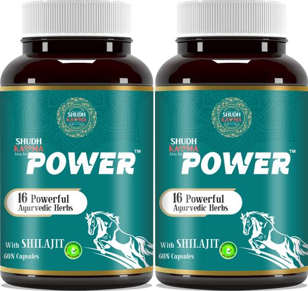 Shudh Kaama Power with Original , Ashwagandha & Gokhru for Strength Stamina Vitality