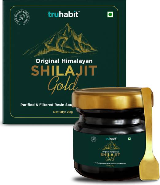 TruHabit Original Himalayan Shilajit Gold Resin (20g), Natural & Lab ...