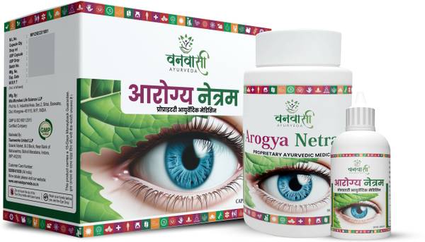 VANVASI AYURVEDA Arogya Netram capsules & drop 30ML