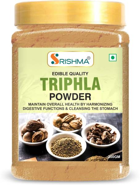 Srishma Triphala Powder | Helps Relieve Constipation | Quick Acidity & Gas Relief, 200g