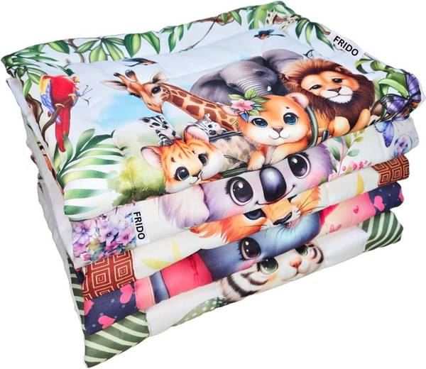 Royalty Retail And Export Godadi Set,Godari, Baby Bed, Cradle Bed, Baby Sleeping Mattress (Multicolor) Cotton Soft Baby Sleeping Mattress Pack Of 5 Se...
