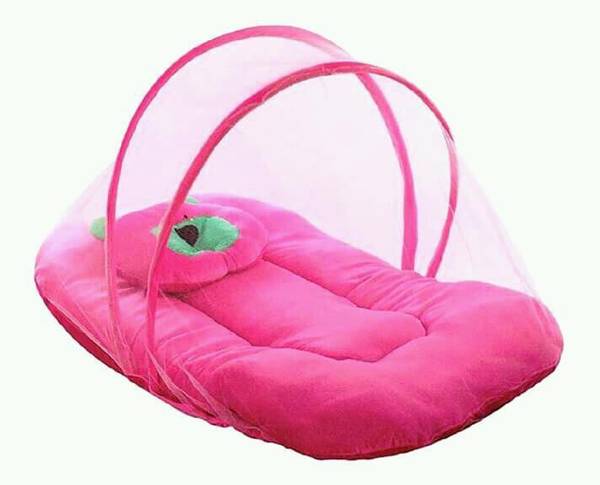Govindika Baby Sleeping Bed with Mosquito Net Bedding Set with Net  Ideal for travel, sleeping, and indoor use Portable Baby Bedding with Mosquito Net...