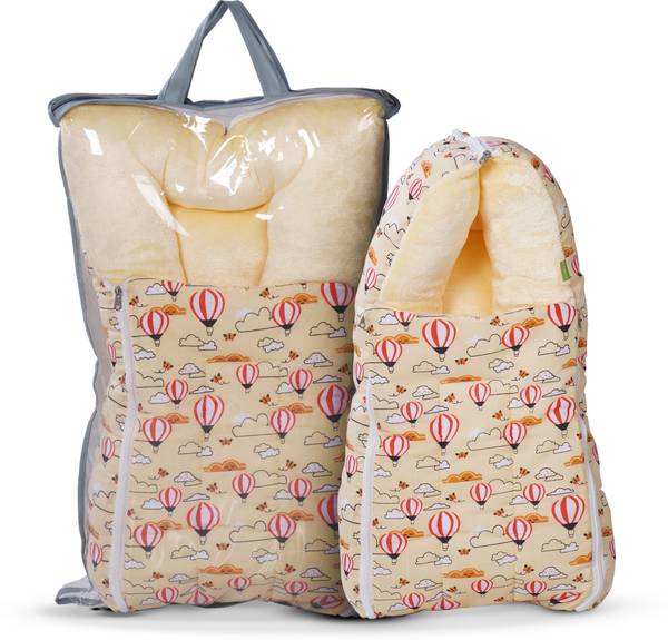 baybee 3 in 1 Velvet Cotton New Born Baby Bed Cum Carry Bed Infant