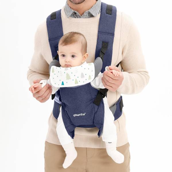 Cherilo Baby Carrier with 4 Carry Positions for 0-3 Years, Infant to Toddler, Up to 15kg Baby Carrier