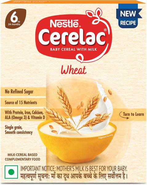 Nestle Cerelac Baby CerealMilk, Wheat Cereal
