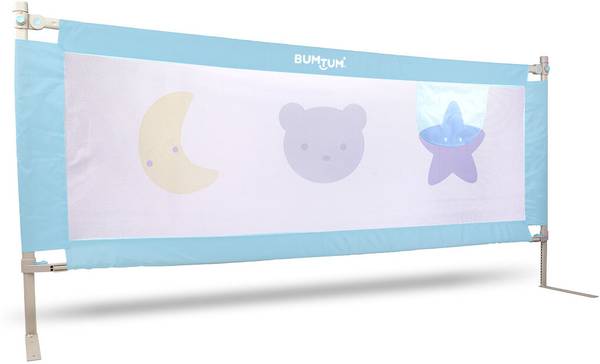 BUMTUM Baby Bed Rail Guard, 180x72Cm, For Baby & Toddler Safety, Single Side Bed Rail