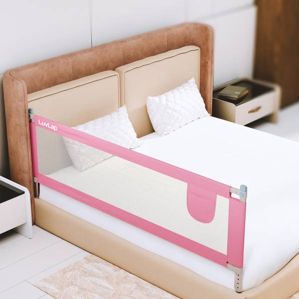 LuvLap Bed Rail Guard for Baby/Kids Safety (180x72cm), Portable & Foldable Bed Rail